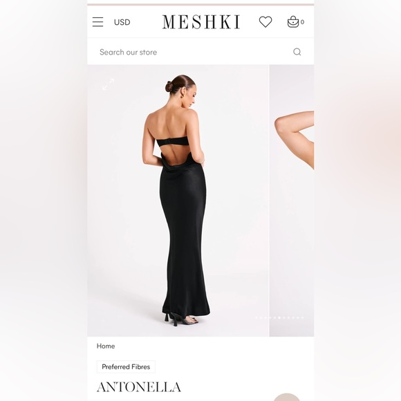 Never worn, XS, Meshki, bought for a wedding but ended up not wearing - Picture 6 of 9